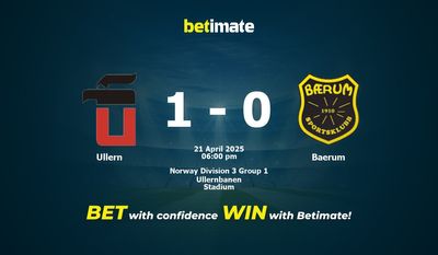 Soi kèo Ullern vs Baerum, tỷ lệ và tip cá cược 21/04/2025