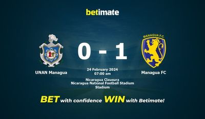 Dự đoán UNAN Managua vs Managua FC, tỷ lệ và tip cá cược 24/02/2024