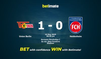 Dự đoán Union Berlin vs Heidenheim, Tỷ lệ cược & Mẹo cá cược 05/10/2025