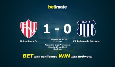 Dự đoán Union Santa Fe vs CA Talleres de Córdoba, Tỷ lệ & Mẹo cá cược 27/11/2024