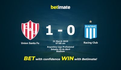 Dự đoán Union Santa Fe vs Racing Club, Tỷ lệ cược & Mẹo cá cược 21/03/2025