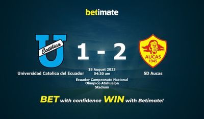 Soi kèo dự đoán Universidad Catolica del Ecuador vs SD Aucas ngày 17/08/2023