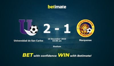 Dự đoán Universidad de San Carlos vs Marquense, Tỷ lệ & Mẹo cá cược 09/12/2023