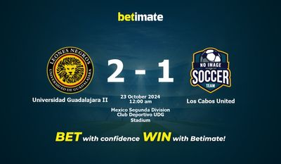 Dự đoán, Tỷ lệ cược & Mẹo cá cược Universidad Guadalajara II vs Los Cabos United 22/10/2024