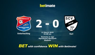 Dự đoán Unterhaching vs Verl, Tỷ lệ & Mẹo cá cược 11/03/2025