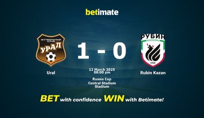 Dự đoán Ural vs Rubin Kazan, Tỷ lệ cược & Mẹo cá cược 03/12/2025