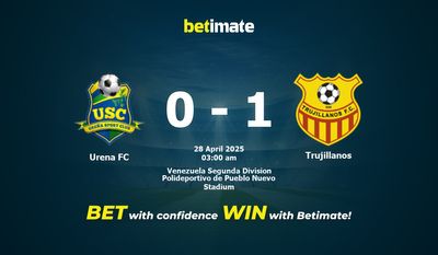 Dự đoán Urena FC vs Trujillanos, Tỷ lệ cược & Mẹo cá cược 27/04/2025