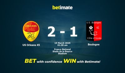 Dự đoán, Tỷ lệ cược & Mẹo cá cược giữa US Orleans 45 vs Boulogne 03/14/2025