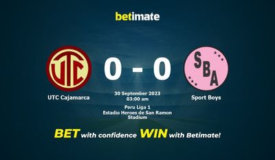 Dự đoán UTC Cajamarca vs Sport Boys, Tỷ lệ & Mẹo cá cược 29/09/2023