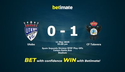 Dự đoán Utebo vs CF Talavera, Tỷ lệ cược & Mẹo cá cược 05/11/2025