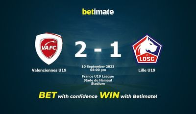 Soi kèo Valenciennes U19 vs Lille U19, Tỷ lệ & Tip cá cược 10/09/2023