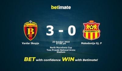 Vardar Skopje vs Makedonija Gj. P Dự đoán, Tỷ lệ & Mẹo cá cược 25/10/2023