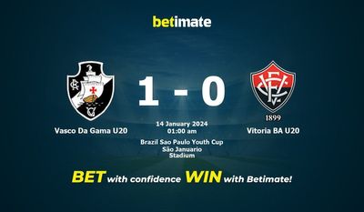 Dự đoán Vasco Da Gama U20 vs Vitoria BA U20, tỷ lệ và tip cá cược 13/01/2024