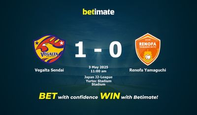 Dự đoán, Tỷ lệ cược & Mẹo cá cược Vegalta Sendai vs Renofa Yamaguchi 05/03/2025