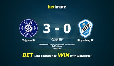 Soi kèo dự đoán Vejgaard B vs Ringkøbing IF ngày 17/06/2023