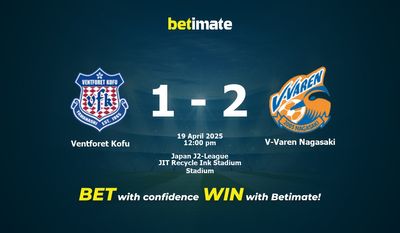 Soi kèo Ventforet Kofu vs V-Varen Nagasaki, tỷ lệ và tip cá cược 19/04/2025