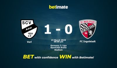 Dự đoán Verl vs FC Ingolstadt, Tỷ lệ cược & Mẹo cá cược 03/15/2025