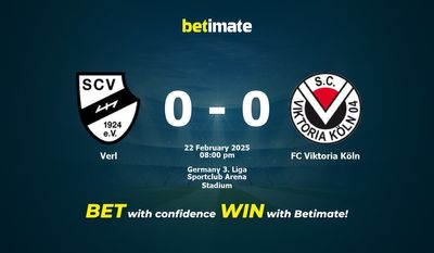 Dự đoán Verl vs FC Viktoria Köln, tỷ lệ và tip cá cược 22/02/2025