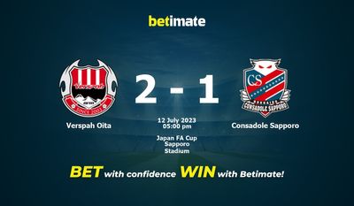 Soi kèo dự đoán Verspah Oita vs Consadole Sapporo ngày 12/07/2023