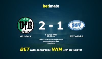 Dự đoán, Tỷ lệ cược & Mẹo cá cược Vfb Lubeck vs SSV Jeddeloh 03/08/2025