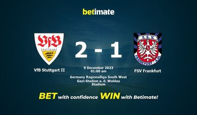 Soi kèo VfB Stuttgart II vs FSV Frankfurt, tỷ lệ và tip cá cược 08/12/2023