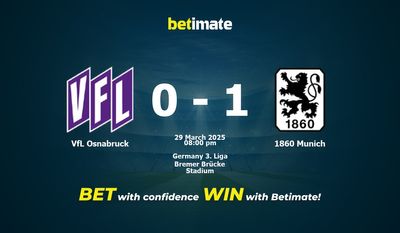 Dự đoán, Tỷ lệ cược và Mẹo cá cược VfL Osnabruck vs 1860 Munich 29/03/2025