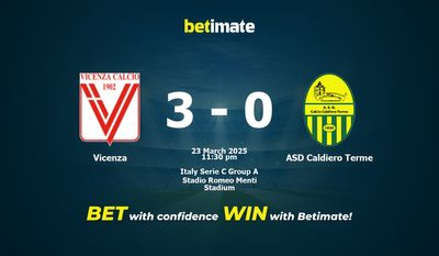 Dự đoán, Tỷ lệ cược & Mẹo cá cược Vicenza vs ASD Caldiero Terme 23/03/2025