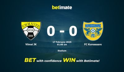 Soi kèo Viimsi JK vs FC Kuressaare, tỷ lệ cá cược 16/02/2025