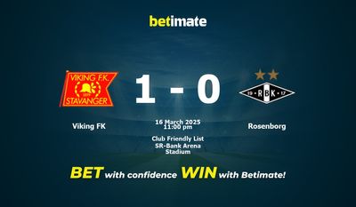 Dự đoán, Tỷ lệ cược và Mẹo cá cược Viking FK vs Rosenborg 16/03/2025