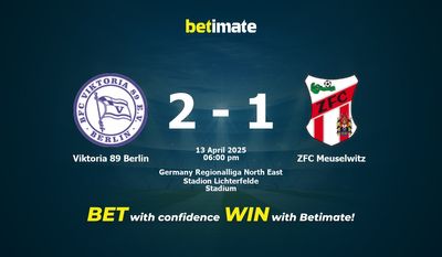 Viktoria 89 Berlin vs ZFC Meuselwitz Dự đoán, Tỷ lệ cược & Mẹo cá cược 04/13/2025