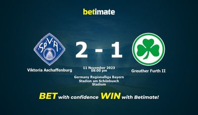 Dự đoán Viktoria Aschaffenburg vs Greuther Furth II, Tỷ lệ & Mẹo cá cược 11/11/2023