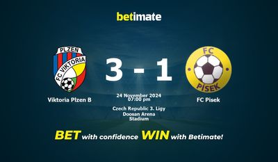 Viktoria Plzen B vs FC Pisek Dự đoán, Tỷ lệ cược & Mẹo cá cược 24/11/2024