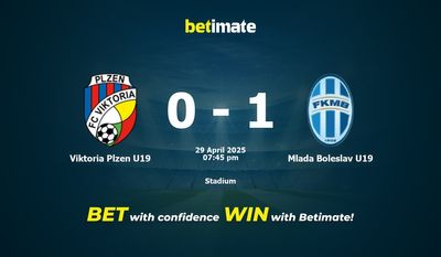 Dự đoán Viktoria Plzen U19 vs Mlada Boleslav U19, tỷ lệ và tip cá cược 29/04/2025