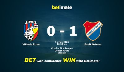 Dự đoán Viktoria Plzen vs Banik Ostrava, Tỷ lệ cược & Mẹo cá cược 05/11/2025
