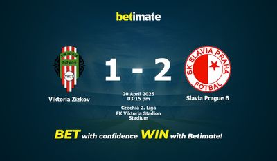 Dự đoán Viktoria Zizkov vs Slavia Praha B, tỷ lệ và tip cá cược 20/04/2025