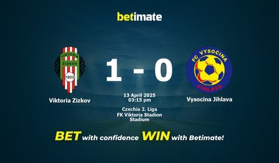 Dự đoán Viktoria Zizkov vs Vysocina Jihlava, Tỷ lệ & Mẹo cá cược 13/04/2025