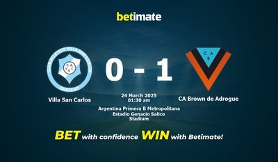 Dự đoán Villa San Carlos vs CA Brown de Adrogue, Tỷ lệ cược & Mẹo cá cược 23/03/2025