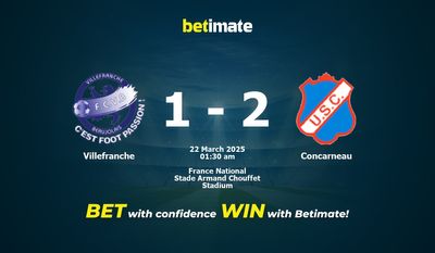 Dự đoán Villefranche vs Concarneau, Tỷ lệ & Mẹo cá cược 21/03/2025