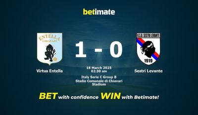 Dự đoán Virtus Entella vs Sestri Levante, Tỷ lệ cược & Mẹo cá cược 03/17/2025