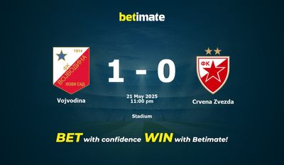 Soi kèo Vojvodina vs Crvena Zvezda, tỷ lệ và tip cá cược 21/05/2025