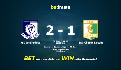 Dự đoán VSG Altglienicke vs BSG Chemie Leipzig, Tỷ lệ cược & Mẹo cá cược 30/03/2025