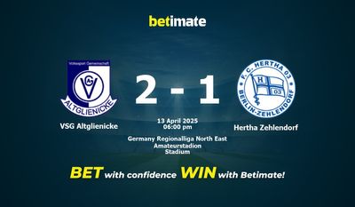 Soi kèo VSG Altglienicke vs Hertha Zehlendorf, Tỷ lệ & Mẹo cá cược 13/04/2025