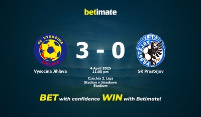 Dự đoán Vysocina Jihlava vs SK Prostejov, Tỷ lệ & Mẹo cá cược 04/04/2025