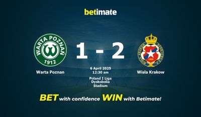 Dự đoán Warta Poznan vs Wisla Krakow, tỷ lệ cá cược 05/04/2025