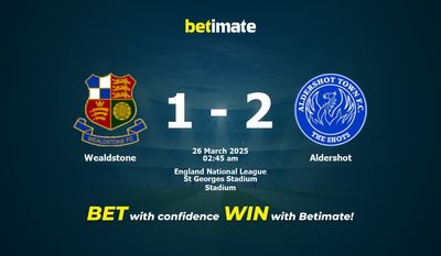 Dự đoán Wealdstone vs Aldershot, Tỷ lệ cược & Mẹo cá cược 25/03/2025