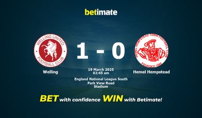 Dự đoán Welling vs Hemel Hempstead, Tỷ lệ cược & Mẹo cá cược 03/18/2025
