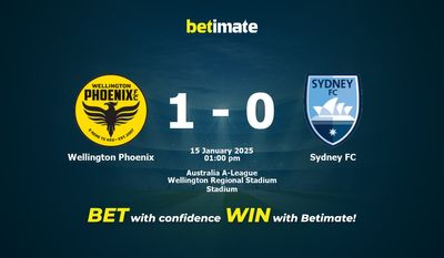 Dự đoán, Tỷ lệ cược & Mẹo cá cược Wellington Phoenix vs Sydney FC 01/15/2025