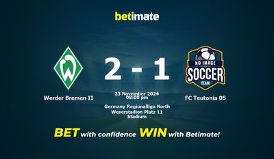 Nhận định, soi kèo Werder Bremen II vs FC Teutonia 05 23/11/2024