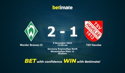 Dự đoán, Tỷ lệ cược & Mẹo cá cược Werder Bremen II vs TSV Havelse 11/08/2024