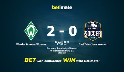 Dự đoán, Tỷ lệ cược & Mẹo cá cược Werder Bremen Women vs Carl Zeiss Jena Women 26/04/2025
